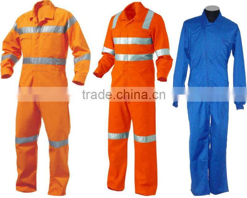 High Quality Wholesale Mens Coverall Reflective Safety Hi Vis Workwear