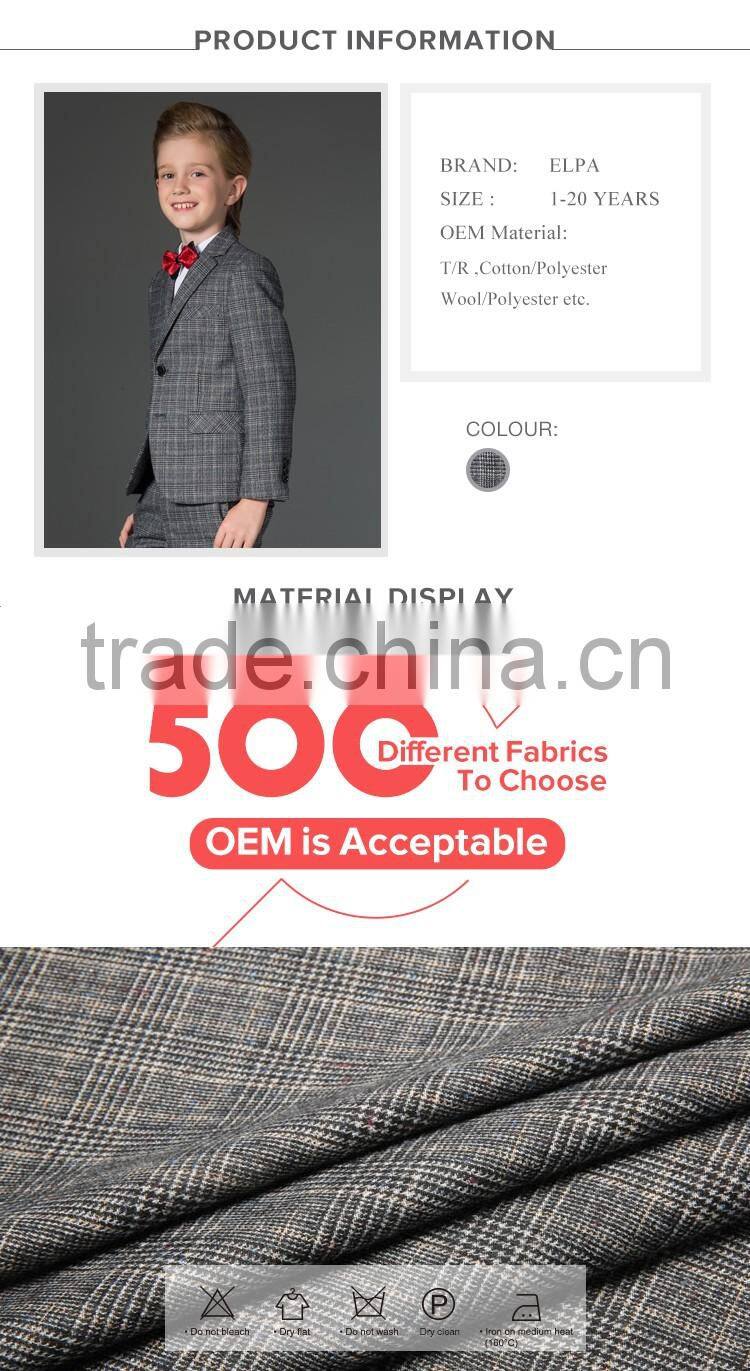 ELPA NXB0103 fancy 3 piece tailor made wholesale tuxedo kids suit