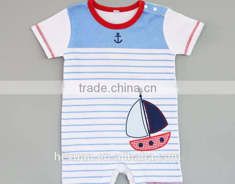 hot sale boutique baby clothes Summer baby boys 100%cotton short