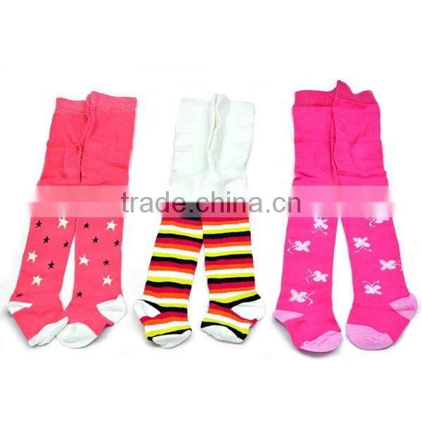 Lovely Baby girl Colorful printed baby cotton pantyhose tights