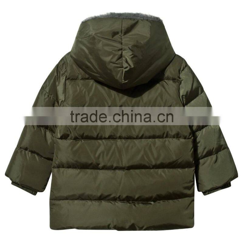 2017 Customed Chinese Manufacturing Shiny Children Down Jacket for Winters
