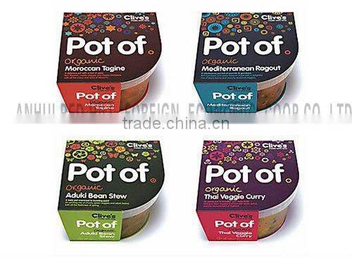 Disposable paper packaging lunch box