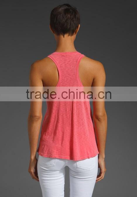 summer vintage racer back tank top