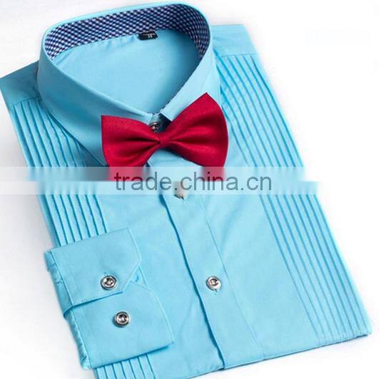 new men's wing collar white tuxedo dress shirt with french cuffs
