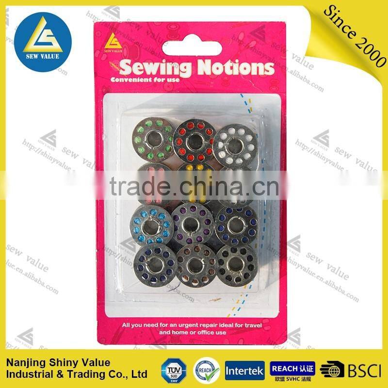 100% nylon sewing thread with Plastic pipe in blister card