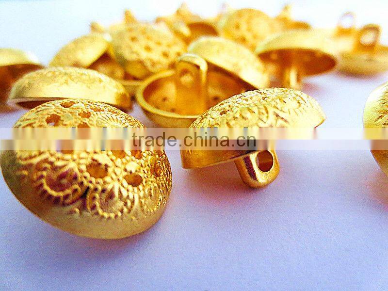 New design metal button shank button uniform use bags accessories