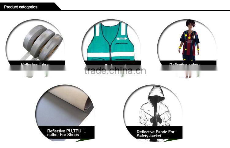 EN471 glow in the dark self adhesive fluorescent cloth reflective tape