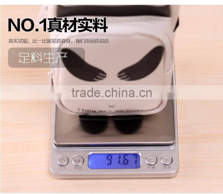 Wholesale office & school rabbit panda pencil case bag PVC PU fabric multifunction animal shape pencil bag