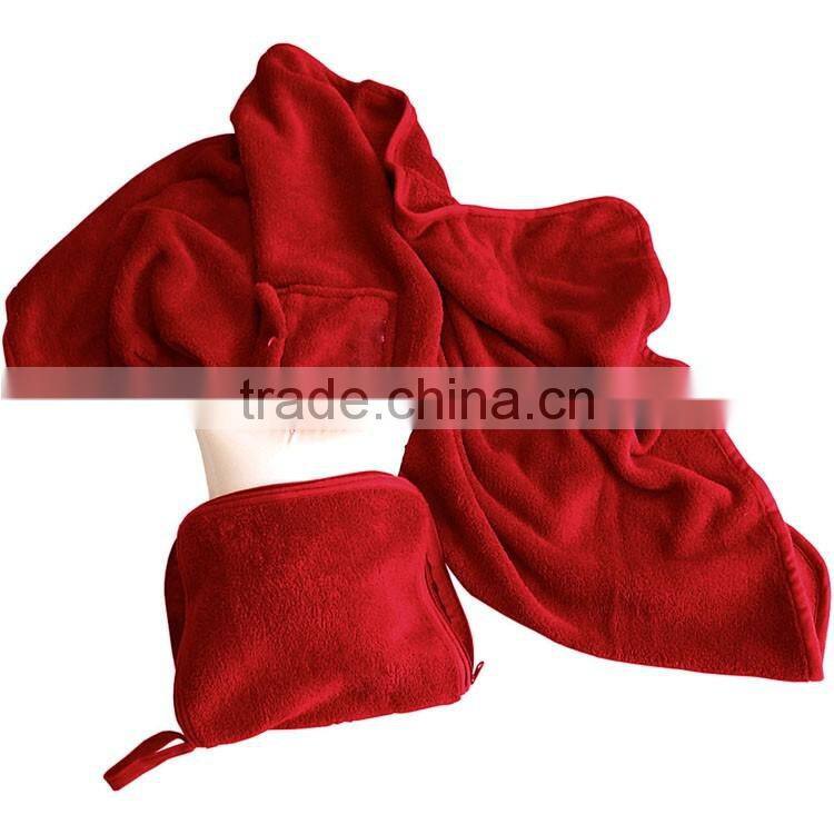 anti-pilling fleece airline blanket soft airplane blanket wholesale