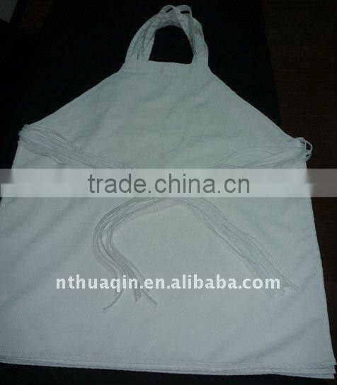 100% Murata Air Jet spun polyester bib aprons