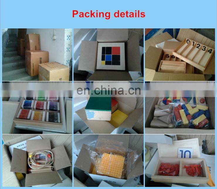 education intelligence cheap wooden montessori material toys for toddler