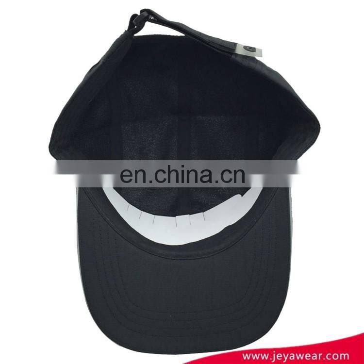 Alibaba high quality polyester mulit-panel baseball cap with reflective printing logo
