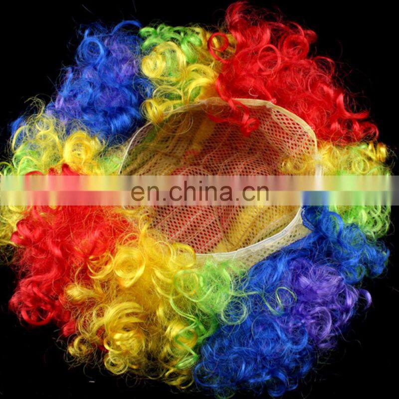 Funny Clowns human Hair Wig for party