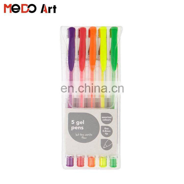 Custom Fancy Gel Pens Wholesale Gel Pen Set School and Office Supplier