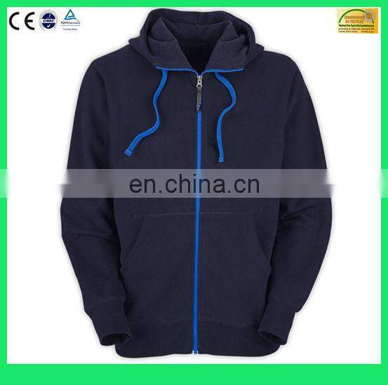 Men's 80/20 CVC fleece jacket hoodie(6 Years Alibaba Experience)