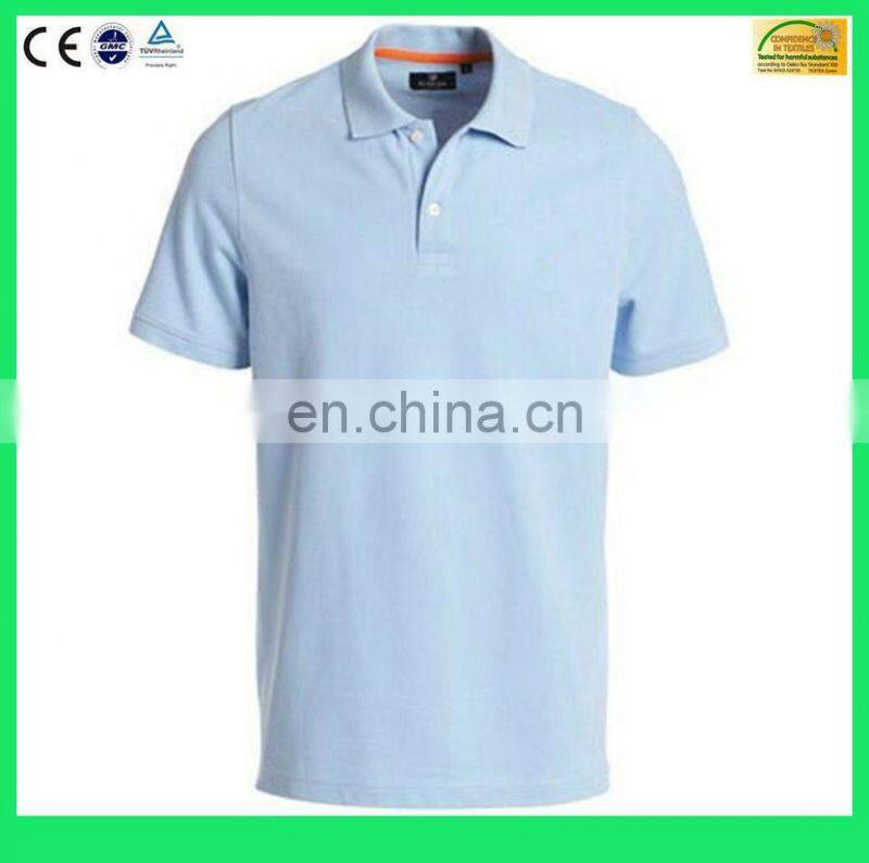 2015 New Mens Short Sleeve Pique Collar Polo Shirt/Polo T-Shirt 100% Cotton(6 Years Alibaba Service)