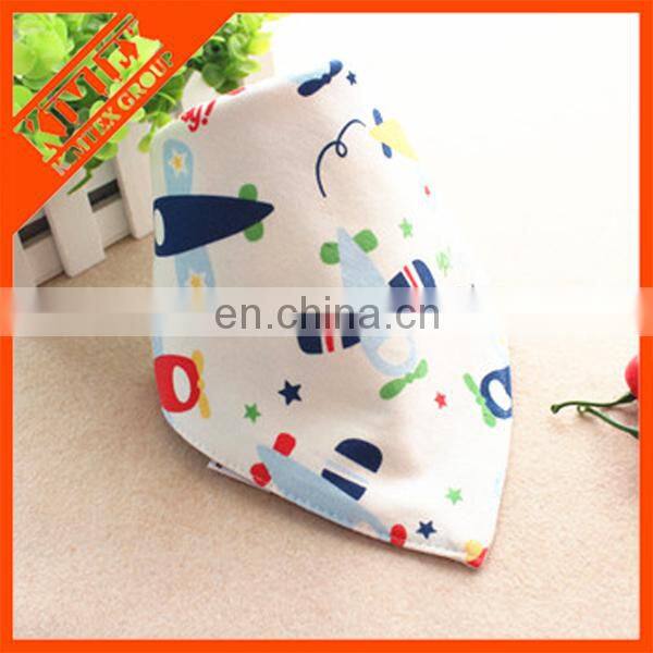 Wholesale Beautiful Cotton Baby Bandana Bib With Custom Logo