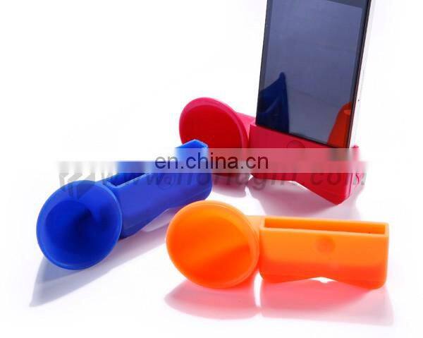 Custom design cheap printing silicone phone horn