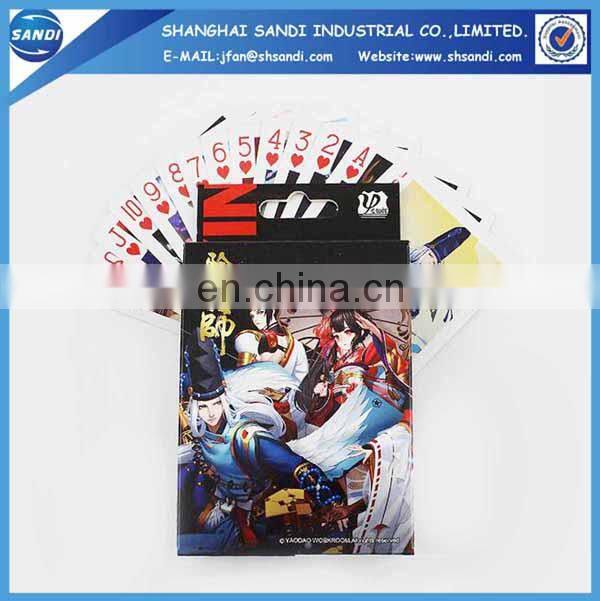 Promotional custom paper play card