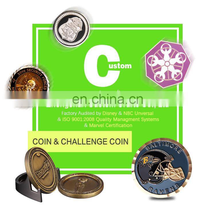 Fashion cheap painting silver military navy blank custom challenge coin