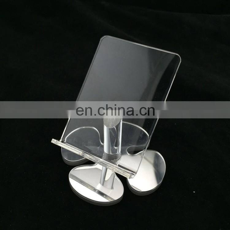 China made acrylic plastic mirror mobile vehicle traveling data recorder display shelf