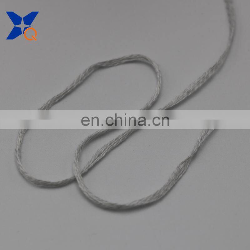 Ne32/2ply 20% stainless steel staple fiber blended with 80% polyester staple fiber conductive yarn by 7plies-XT11017