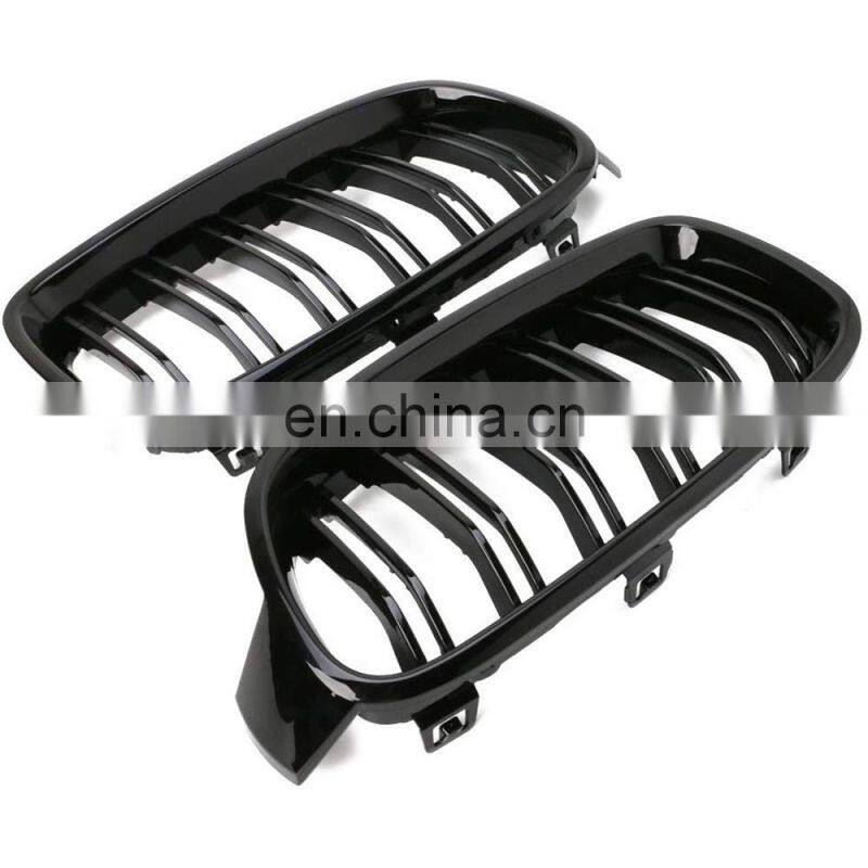 Twin FIns Front Kindey for BMW f30 Grille Grill color Gloss Black Grille For BMW F30 F31 2012 Up 3 Series 320i 328i 335i 335i