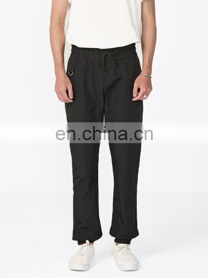 DiZNEW OEM Wholesale Windbreaker Nylon Detachable Track Pants Black