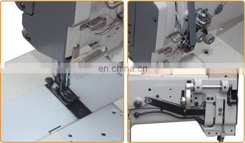 Heavy duty 4400 4420 compound feed flat bed double sewing machine