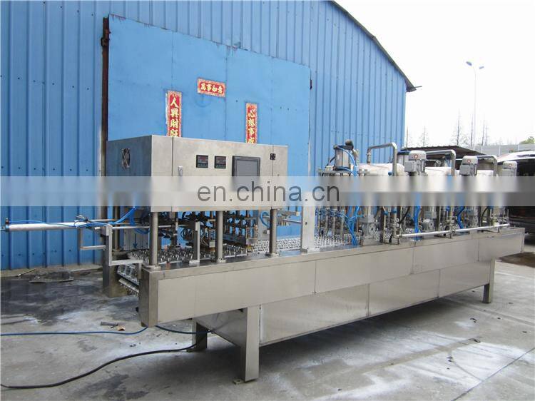 Automatic plastic cup sealing lid machine