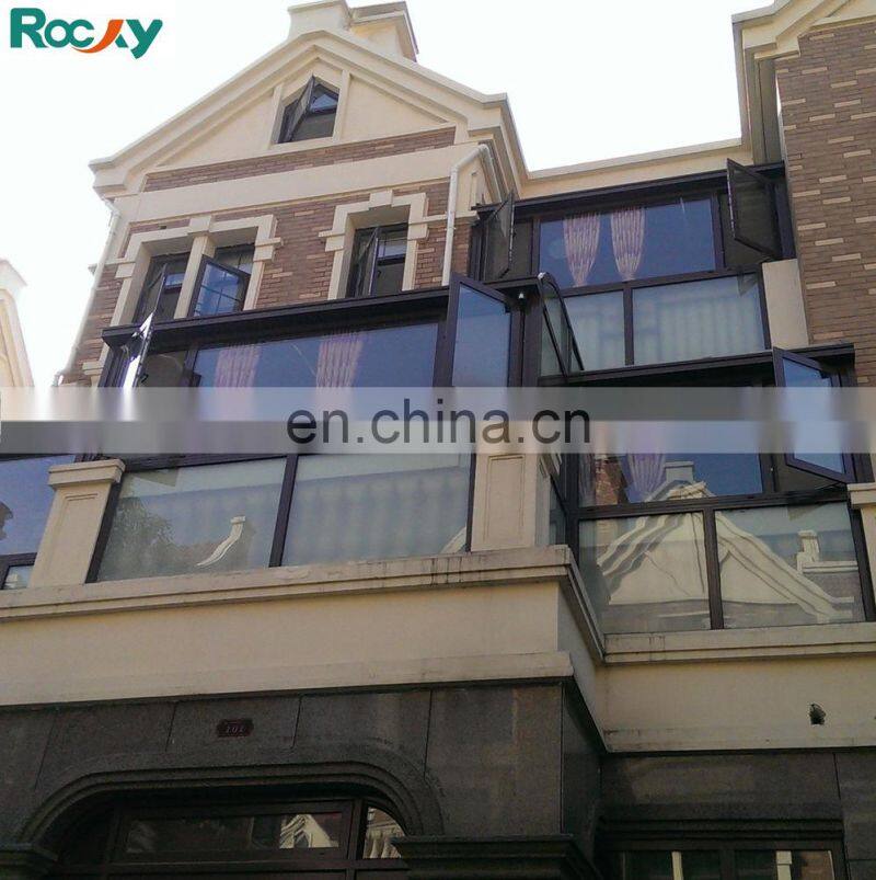 Aluminium joinery fabrication windows and door frame with tempered or laminated glass