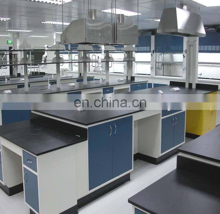School laboratory University lab furniture working table work bench with sink