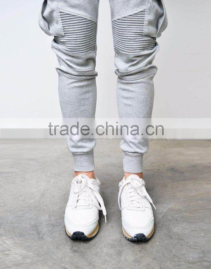 Biker Seaming Cargo Sweatpants Sweatpants Black Standard Sports