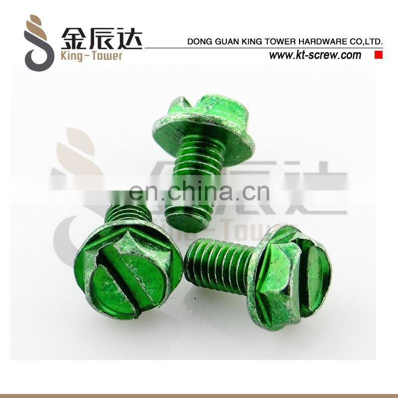 Countersunk Flat Head 2 Hole Drive Machine Screw Stainless steel