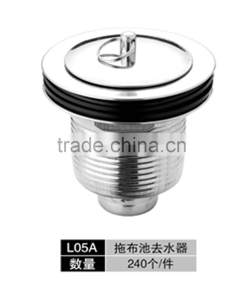Chaozhou Caitang Wesda Bathroom Accessories 2015 Good quality Stainless Steel basket Strainer Waste Drain
