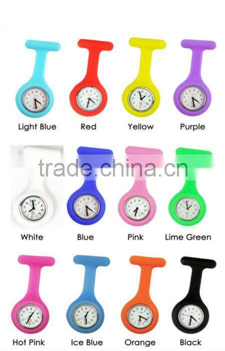 Taimei-009 Japan quartz movt high quality silicone nurse watch