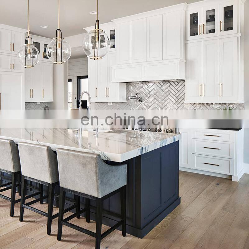 Contemporary Corner Kitchen Pantry Cabinet Shaker Kitchen Cabinet China White Design Solid Wood Kitchen and Cabinets Door