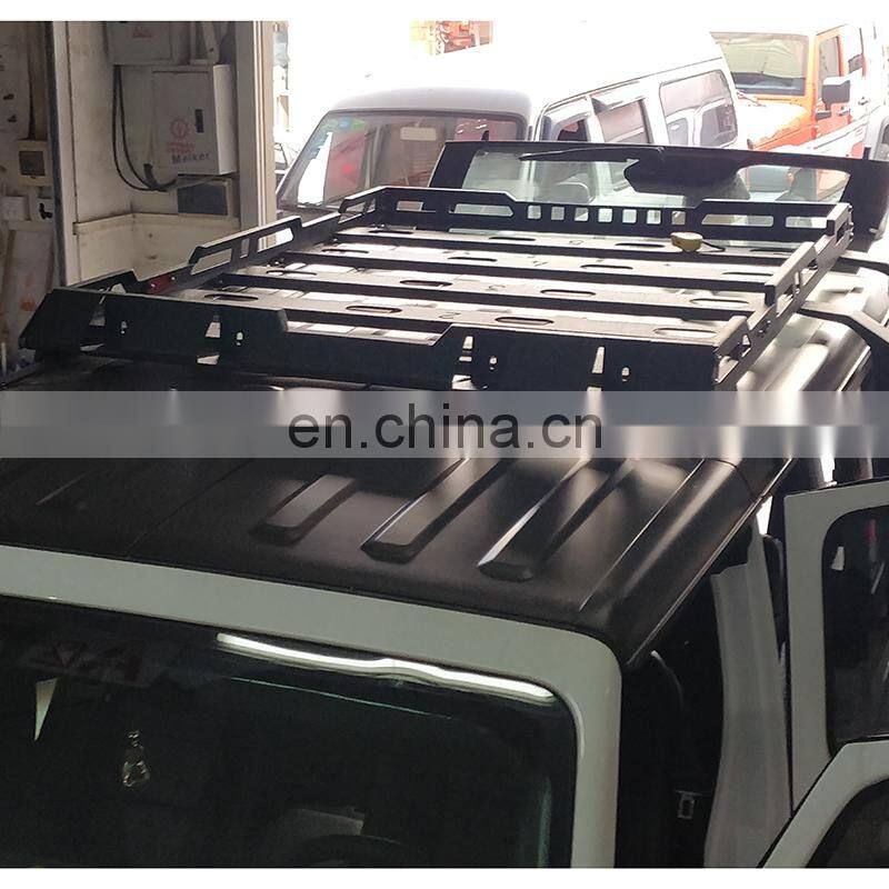 Hot sale Steel Roof Luggage for Jeep wrangler JL 18+ Car Accessories Black Roof Rack
