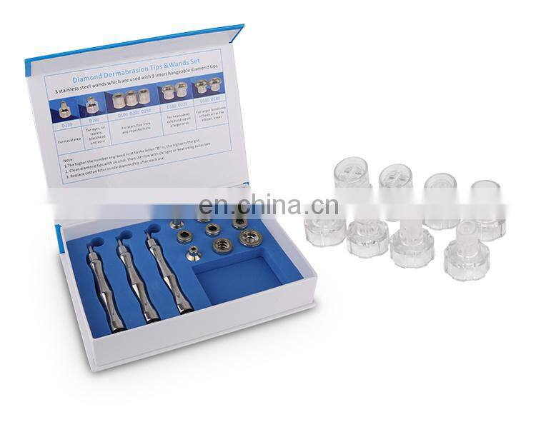 3 In1 Diamond Microdermabrasion Hydra Beauty Machine Facial Peeling Suction Oxygen Jet Skin Rejuvenation Dermabrasion Instrument