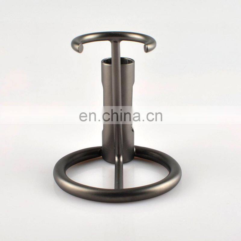 High Quality Chrome Matte Black Shaving Razor and Brush Stand Safety Razor Stand