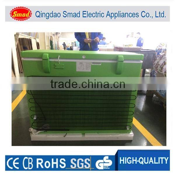 R134a Portable Single solid door Top Open Color mini Chest Freezer