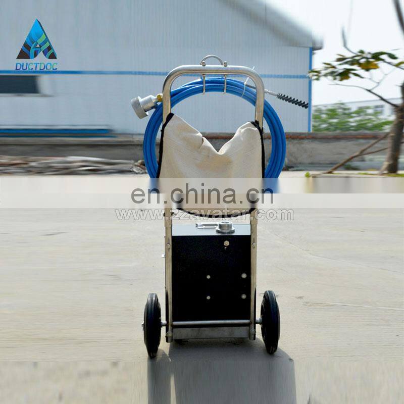ACP-1B flexible shaft chiller condenser tube pipe cleaning machine