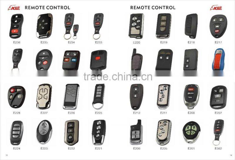 universal car alarm remote control, 315/370/433.92MHz universal remote control car key
