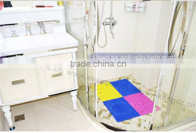 New product non slip waterproof bath mat changes color