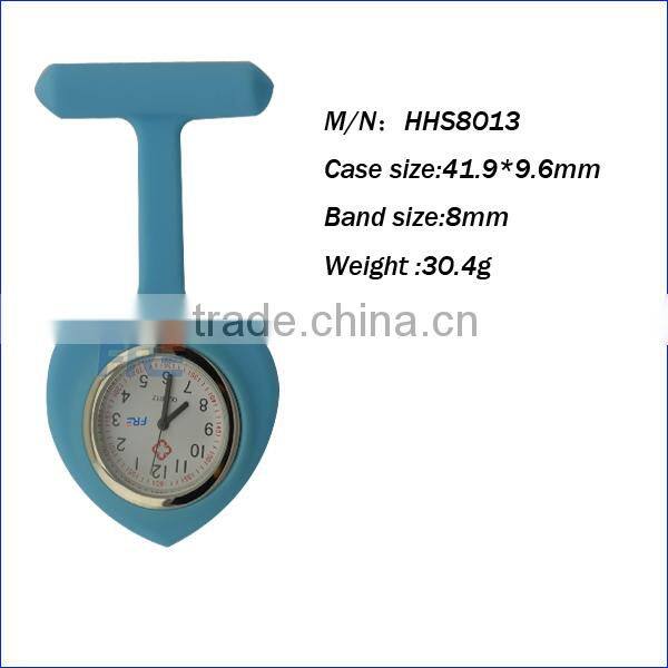 2014 hot sell watch for nurses,silicon nurse watch band