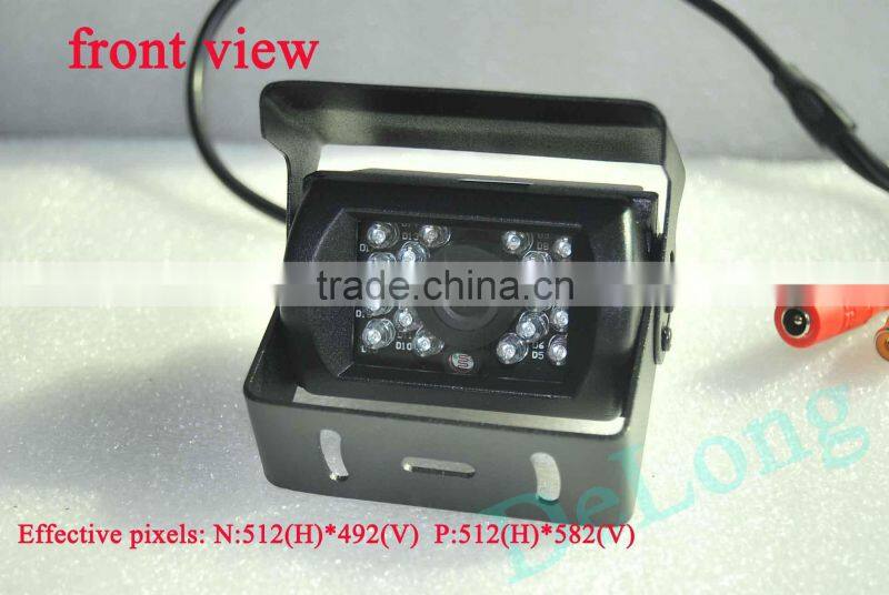 Car rear view camera with IR