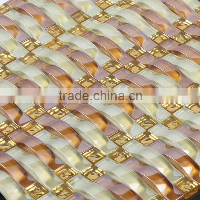 Stainless steel stone mosaic tile