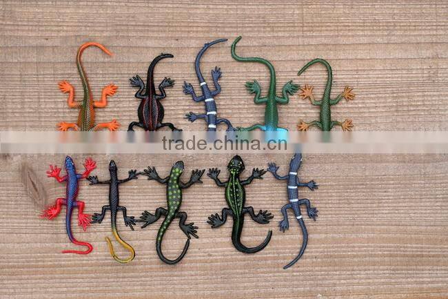 2016 DIY plastic gecko wall decor for Micro Landscape