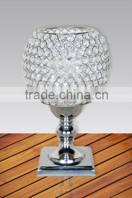 Crystal Round Votive Holder