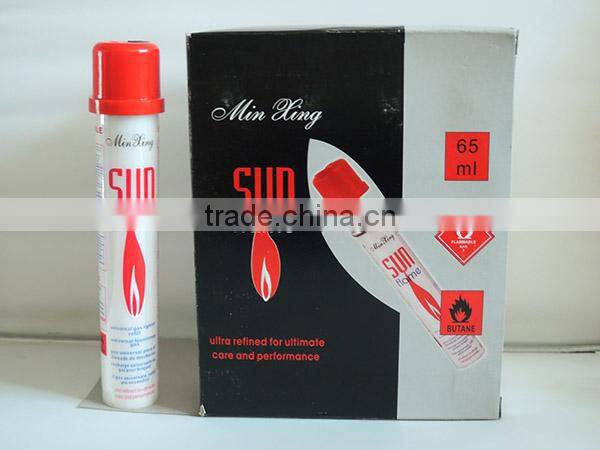 65ml high quality butane gas for lighter